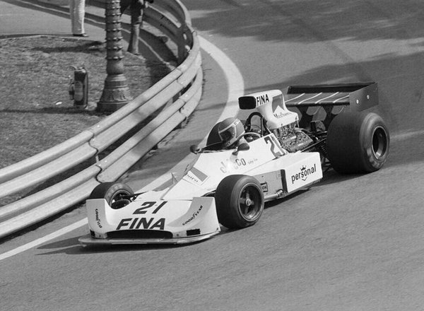 Brise dragged the Williams FW04 to a fine seventh at Montjuïc Park.