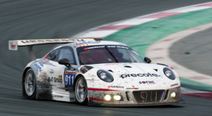 Brendon Hartley's Porsche, 2017 Dubai 24 Hours