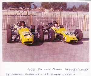 Where it all began: Rabbione and Cerruti in their JH5s in 1970.